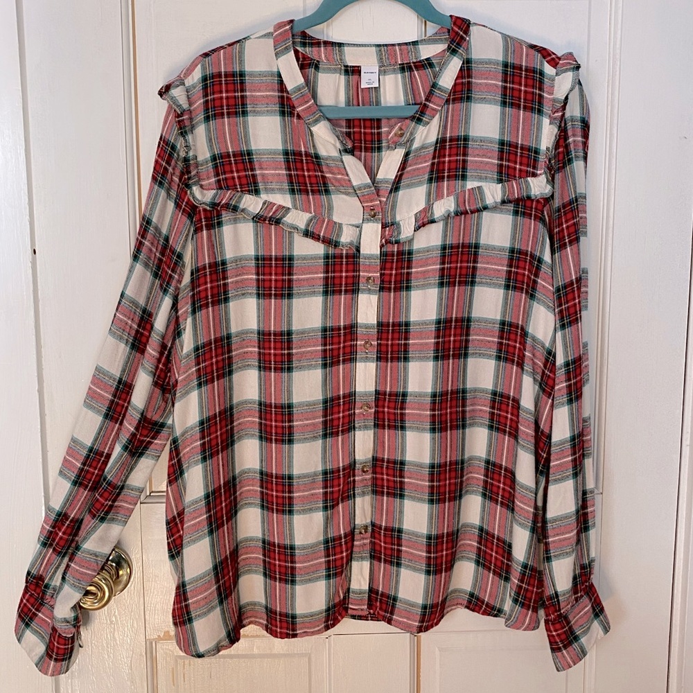 Super Soft Plaid Flannel Shirt XL